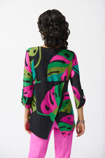 Joseph Ribkoff Silky Knit Tropical Print Tunic 242232