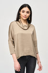 Joseph Ribkoff Satin Cowl Collar Top 243189