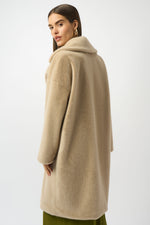 Joseph Ribkoff |    Faux Fur Straight Coat 243902F25