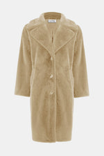 Joseph Ribkoff |    Faux Fur Straight Coat 243902F25