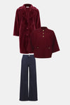 Joseph Ribkoff |    Faux Fur Straight Coat 243902F25
