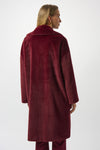 Joseph Ribkoff |    Faux Fur Straight Coat 243902F25