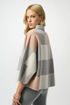 Joseph Ribkoff | Plaid Jacquard Sweater Knit Top 243948F25