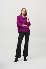 Joseph Ribkoff Woven Jacquard Boxy Top 244069