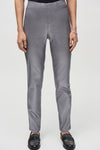 Joseph Ribkoff Metallic Coated Classic Slim Denim Pants 244952