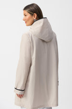 Joseph Ribkoff Memory Hooded Trapeze Coat 251184