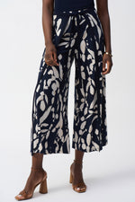 Joseph Ribkoff Silky Knit Abstract Print Wide Leg Pants 251252 - S 25