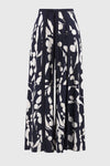 Joseph Ribkoff Silky Knit Abstract Print Wide Leg Pants 251252 - S 25