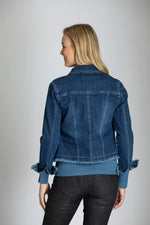 Jean Jacket With Frayed Detail