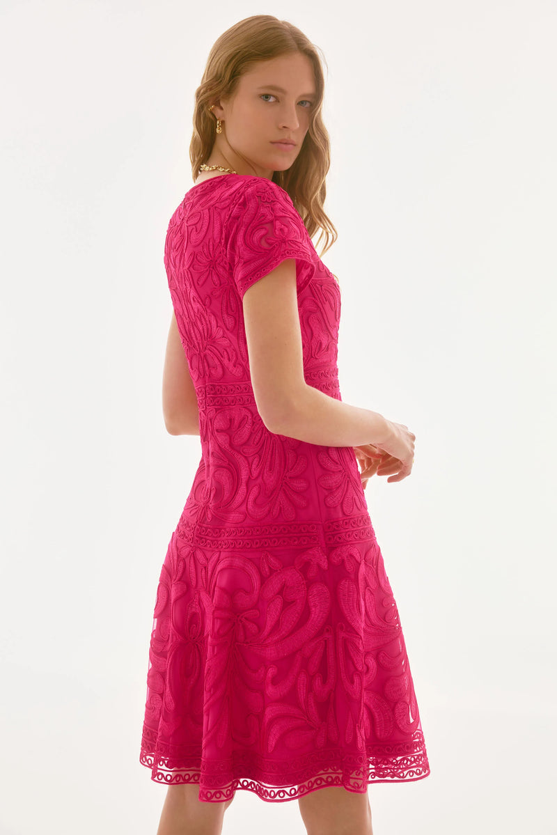 Joseph Ribkoff Fit and Flare Dress Style 251768X S / Geranium Joseph Ribkoff Fit and Flare Dress Style 251768X S / Geranium