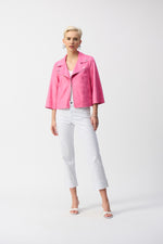 Joseph Ribkoff | Foiled Faux Suede Swing Jacket 251908 - S25