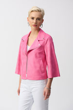 Joseph Ribkoff | Foiled Faux Suede Swing Jacket 251908 - S25