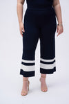 Joseph Ribkoff Placement Stripe Sweater Knit Culotte - 251945 - S25