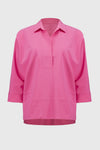 Joseph Ribkoff Poplin Boxy Shirt With Overlapping V-Neck 251948