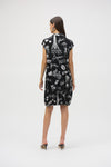 Joseph Ribkoff Silky Knit Conversational Print Cocoon Dress 252025 - S 25