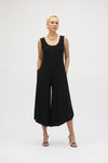 Joseph Ribkoff Silky Knit Wide-Leg Sleeveless Jumpsuit 252056 - S 25