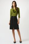 Joseph Ribkoff |     Heavy Knit A-Line Skirt 253036