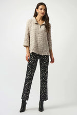 Joseph Ribkoff Bubble Jacquard A-Line Top 253070