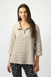Joseph Ribkoff Bubble Jacquard A-Line Top 253070