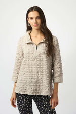 Joseph Ribkoff Bubble Jacquard A-Line Top 253070
