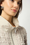 Joseph Ribkoff Bubble Jacquard A-Line Top 253070