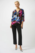 Joseph Ribkoff Silky Knit Printed Boxy Tunic 253113