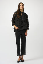 Joseph Ribkoff Novelty Checkered Print Swing Jacket 253199 F25