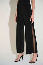 Joseph Ribkoff  Signature Silky Knit Wide Leg Pants with Rhinestone Detail 253729