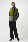 Joseph Ribkoff Jacquard Sweater Colour Block Pullover 253911F25