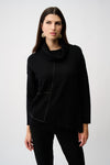 Joseph Ribkoff. Sweater Knit Asymmetrical Pullover 253913