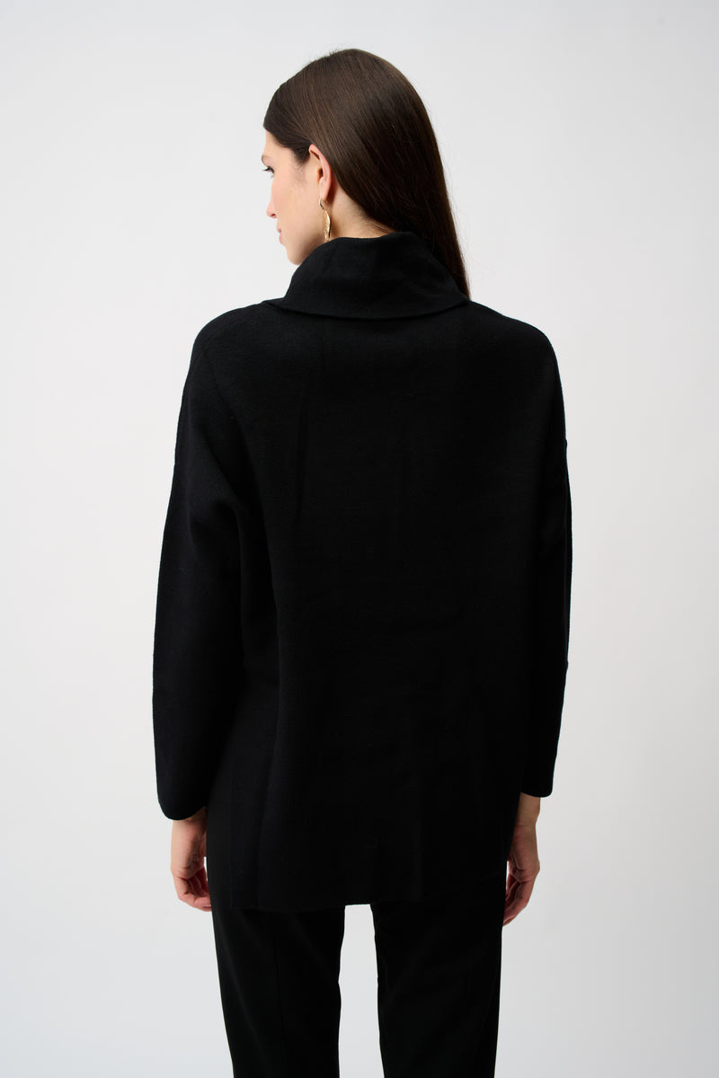 Joseph Ribkoff. Sweater Knit Asymmetrical Pullover 253913