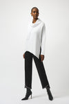 Joseph Ribkoff. Sweater Knit Asymmetrical Pullover 253913