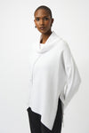 Joseph Ribkoff. Sweater Knit Asymmetrical Pullover 253913