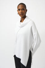 Joseph Ribkoff. Sweater Knit Asymmetrical Pullover 253913