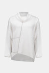 Joseph Ribkoff. Sweater Knit Asymmetrical Pullover 253913