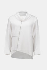 Joseph Ribkoff. Sweater Knit Asymmetrical Pullover 253913