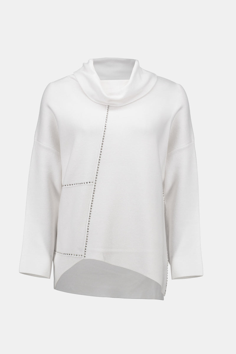 Joseph Ribkoff. Sweater Knit Asymmetrical Pullover 253913
