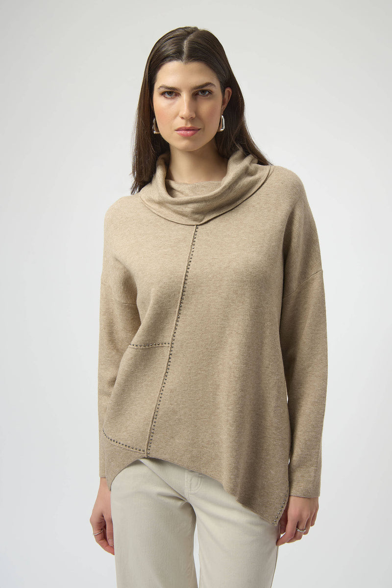 Joseph Ribkoff. Sweater Knit Asymmetrical Pullover 253913
