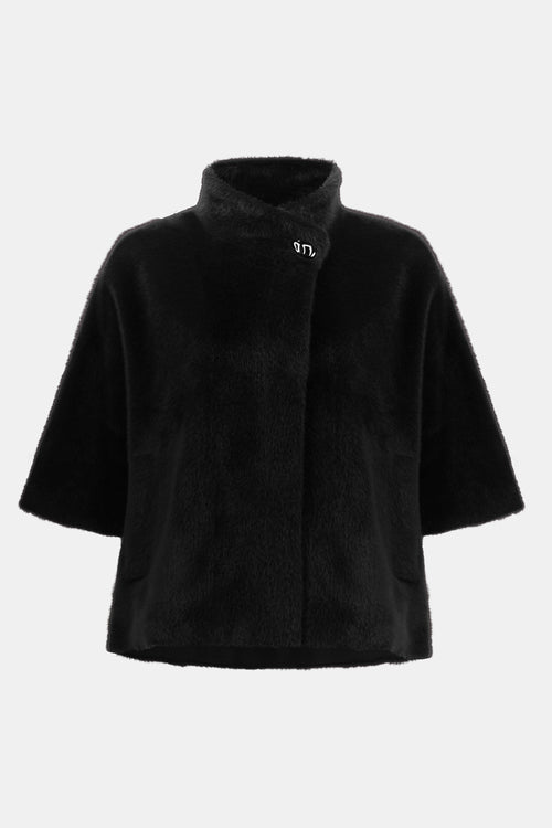 Joseph Ribkoff Bonded Faux Fur Suede Jacket 253924 F25