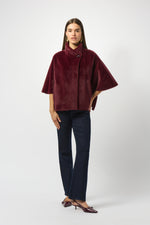 Joseph Ribkoff Bonded Faux Fur Suede Jacket 253924 F25
