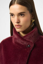 Joseph Ribkoff Bonded Faux Fur Suede Jacket 253924 F25
