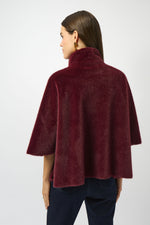 Joseph Ribkoff Bonded Faux Fur Suede Jacket 253924 F25