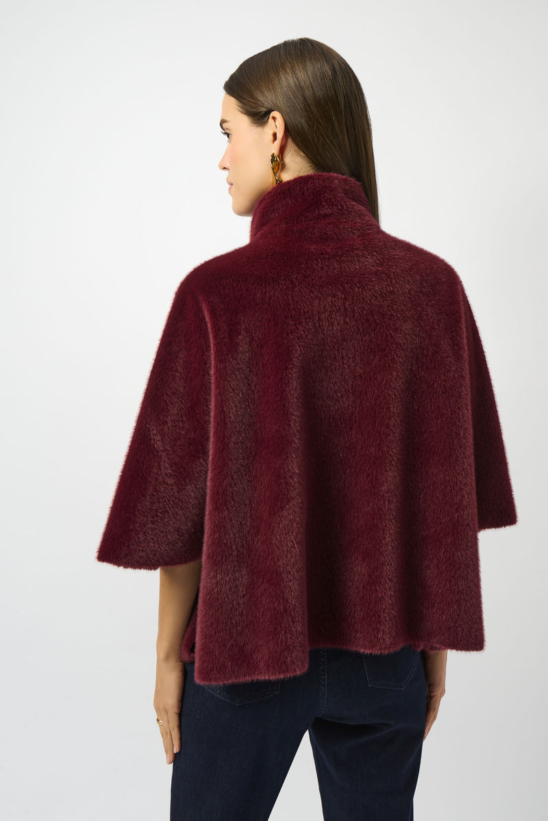 Joseph Ribkoff Bonded Faux Fur Suede Jacket 253924 F25