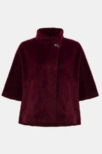 Joseph Ribkoff Bonded Faux Fur Suede Jacket 253924 F25
