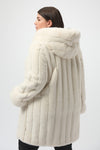 Joseph Ribkoff | Faux Fur Reversible Hooded Coat 253926