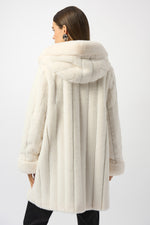 Joseph Ribkoff | Faux Fur Reversible Hooded Coat 253926