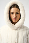 Joseph Ribkoff | Faux Fur Reversible Hooded Coat 253926