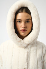 Joseph Ribkoff | Faux Fur Reversible Hooded Coat 253926