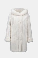Joseph Ribkoff | Faux Fur Reversible Hooded Coat 253926