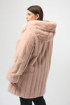 Joseph Ribkoff | Faux Fur Reversible Hooded Coat 253926